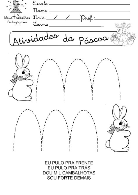 Atividade De Pascoa Maternal - Atividade Pascoa Maternal 2 - RETOEDU