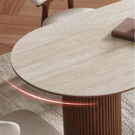 ASS Comfort Zone Cave Stone Rock Plate Oval Dining Table And Chair Wayfair