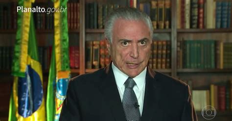 Jornal Nacional Temer Entra Queixa Crime Contra Joesley Inj Ria