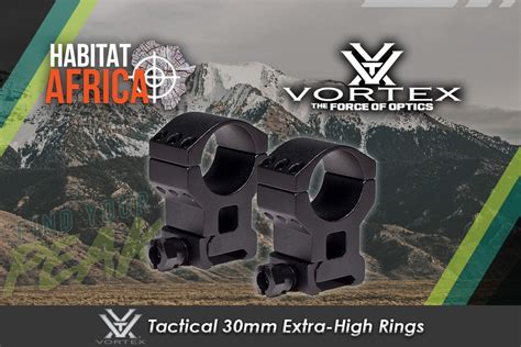 Vortex Tactical 30mm Extra High Rings Habitat Africa