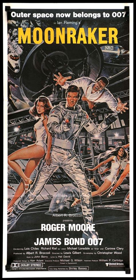 moonraker  original australian  poster original film art