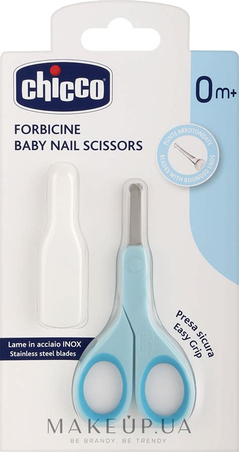 Ножницы для ногтей детские безопасные, голубые - Chicco Baby Nail ...
