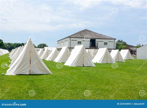 military encampment stock image image  tent american