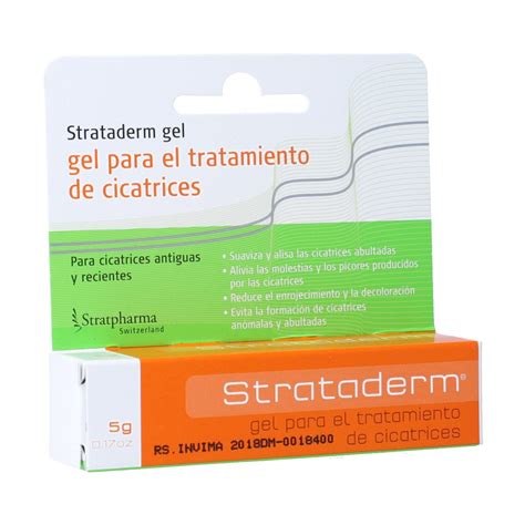 Strataderm Gel Para El Tratamiento De Cicatrices Tubo X 5 G Los