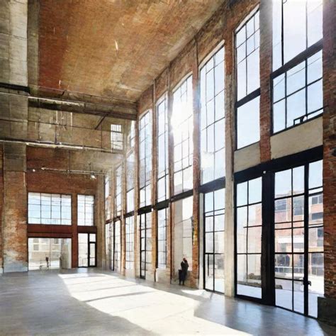 Watercolor of Adaptive Reuse Project Transforming an Old Warehouse into ...