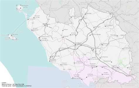 vendee carte detaillee info voyage carte plan