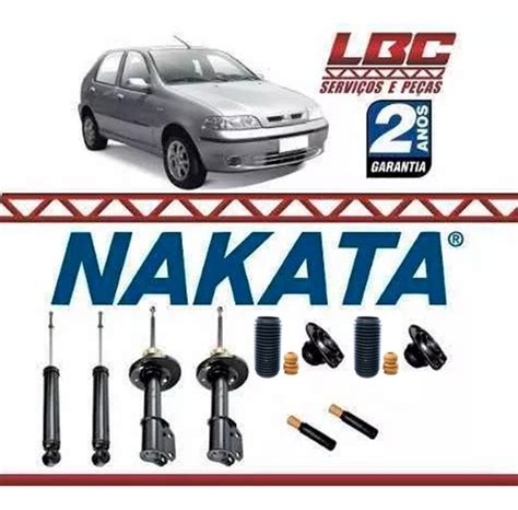 Kit 4 Amortecedor Nakata Kit Palio 2007 2008 2009 2010 Parcelamento