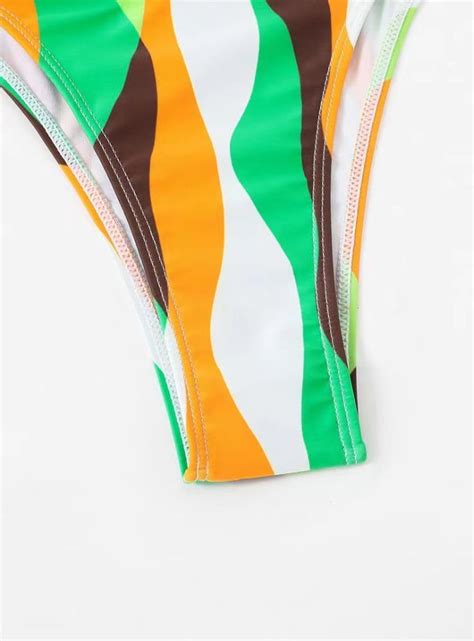 Three Piece Swimsuit Female European And American Swimsuit Long Skirt Chiffon Bikini Beach