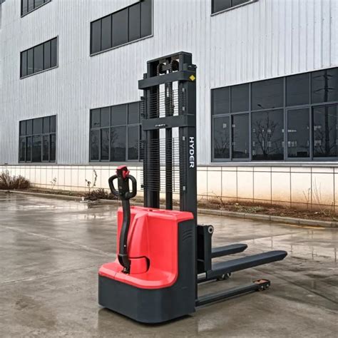 Ton M Lifting Hydraulic V Ah Walkie Electric Stacker Forklift