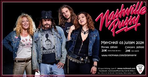 Event Nashville Pussy Lyon Rock N Eat France