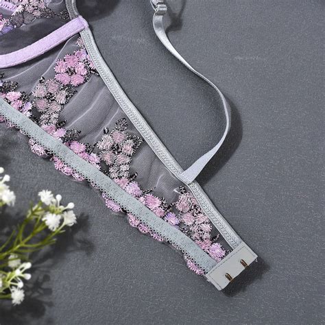 Women Erotic Lingerie Woman Sexy Lace Floral Lingerie Sets 2023 Embroidery Spring Fancy Fairy