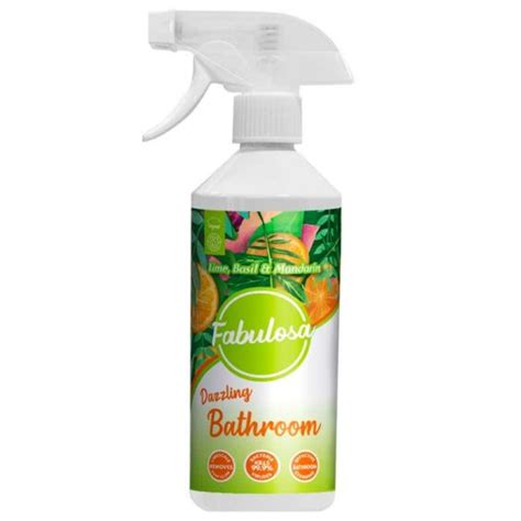 Fabulosa Lime Basil And Mandarin Dazzling Bathroom Spray Kills 999