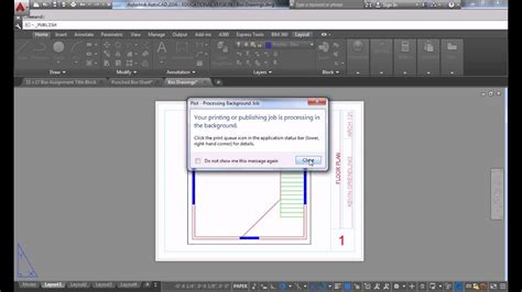 Autocad Batch Plot Youtube