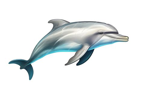 Premium Ai Image Dolphin Isolated On White Background