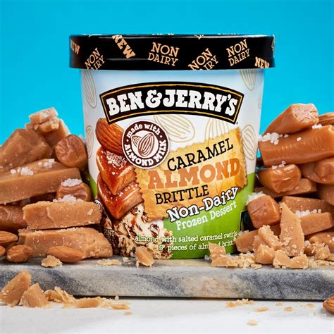 Sorvete De Pote Benandjerrys Caramel Almond Brittle Vegano 458ml Pão De Açúcar