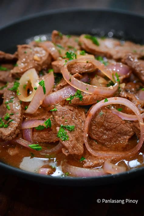 Filipino Style Beef Steak Panlasang Pinoy