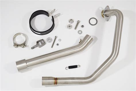 Ksr Code X 125 2012 2019 Exhaust System 400mm Round Stainless Silencer