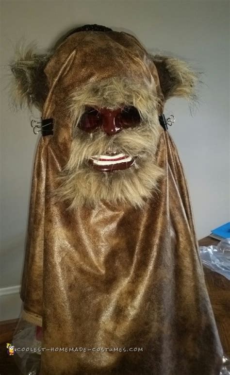 Homemade Star Wars Ewok Costume