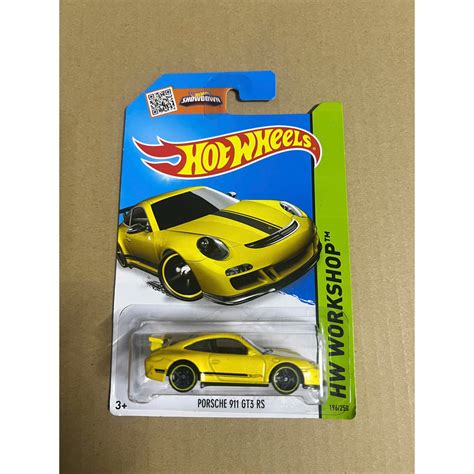 LeHuong Diecast Xe mô hình Hot Wheels Porsche 911 GT3 RS Vàng card như hình Shopee Việt Nam