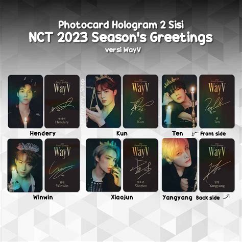 Jual Photocard Hologram Nct Season S Greetings Sisi Unofficial