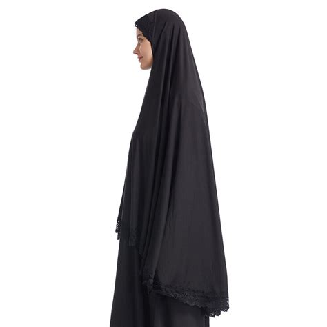 Muslim Long Khimar Hijab Scarf Women Prayer Shawl Amira Islamic