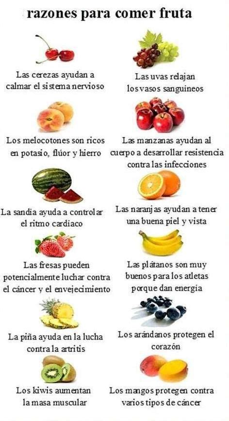 Razones Para Comer Fruta Health Food Food Nutrition