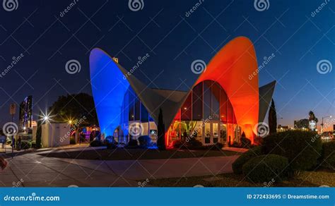 The Neon Museum Las Vegas at Night Stock Image - Image of vegas, blue ...