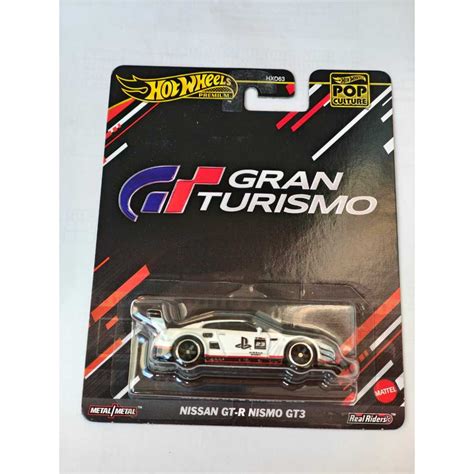 Hot Wheels Nissan Gt R Nismo Gt White Gran Turismo Pop Culture Hot Wheels Premium Shopee