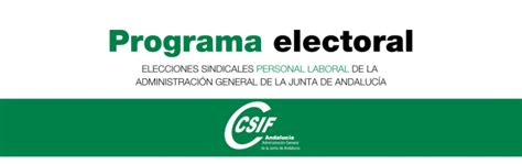 Csif Csif Comprometidos Con Tus Derechos E Intereses Programa