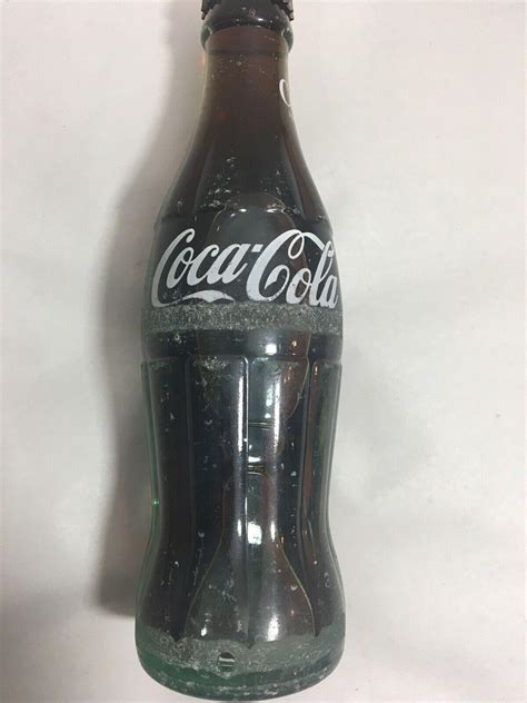 Antique 1959 1960 Coke Coca Cola Green Glass Bottle Unopened Full Cocacola 3855770261