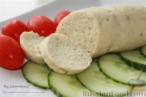Рецепт: Рыбные сардельки (колбаски) на RussianFood.com