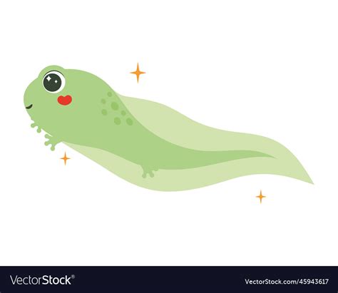Green tadpole design Royalty Free Vector Image