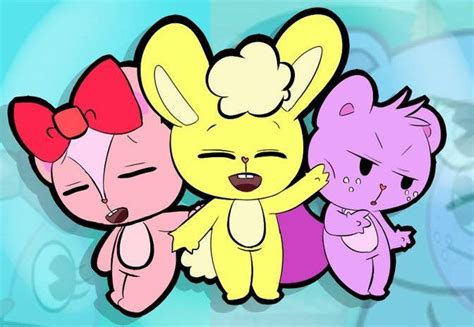 Happy Tree Friends Giggles X Cuddles X Toothy Happy Tree Friends