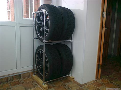 Стеллаж для колес своими руками (80 фото) - 80 фото