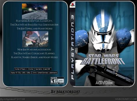 Star Wars: Battlefront III PlayStation 3 Box Art Cover by milkyoreo27
