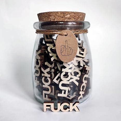 Jar Of Fuck Gift Jar Gag Gift Birthday Gift Funny Gift Gift For FriendAnniversaries Gift Fool