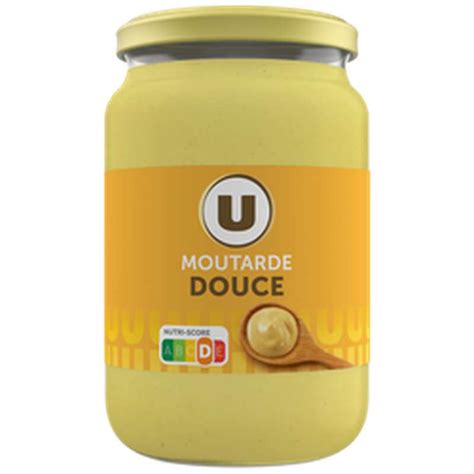 Moutarde Douce U 355 G La Belle Vie Courses En Ligne Livraison