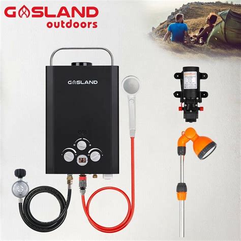 CAMPLUX Portable Gas Hot Water Heater Camping LPG Hot Water System V