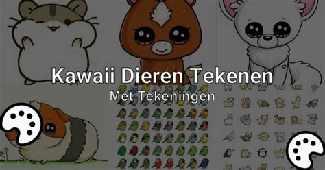 Kawaii Dieren Tekenen Met Tekeningen Tekenen Nu