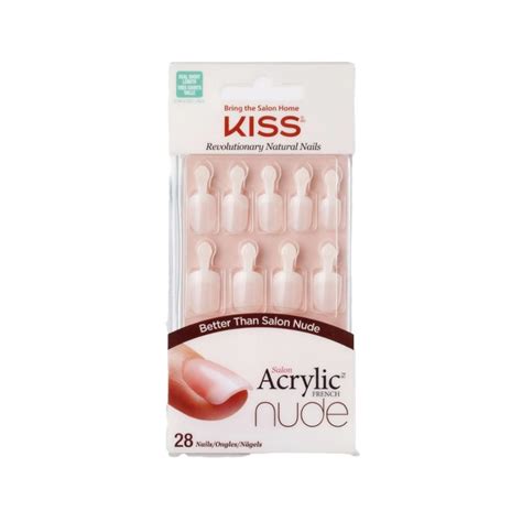 Kiss Salon Acrylic Nude French Nails Dalys Pharmacy