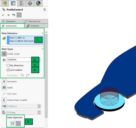 Solidworks Profilmitte Verkn Pfung Visiativ