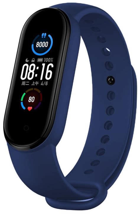 DEVIA Deluxe Sport Do Xiaomi Mi Band 5 6 Granatowy Pasek Niskie Ceny