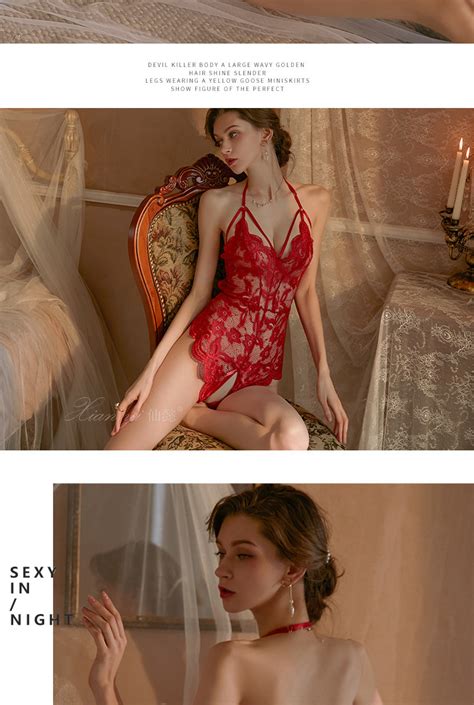 Lace Jumpsuit Open File Passion Temptation Uniform Sexy Lingerie Underwear China Underwear And