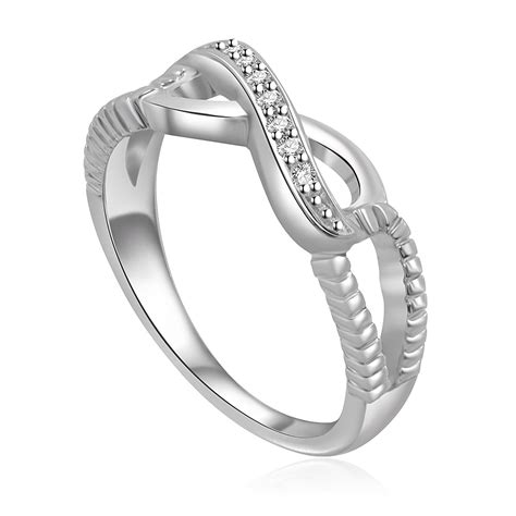 Infinity Split Shank Engagement Ring Wholesale Wedding Ring Jr