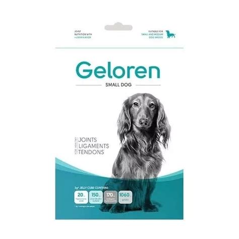 GELOREN SMALL DOG Supplement mix, jelly beans for dogs for joints, 180 ...