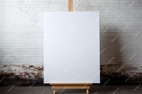 Premium Photo | Blank white painting canvas