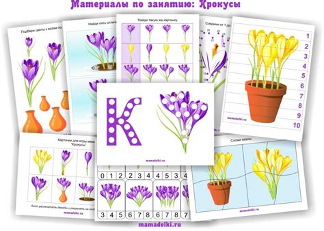 Тематическое занятие: Крокус | mamadelki.ru | Bloglovin’
