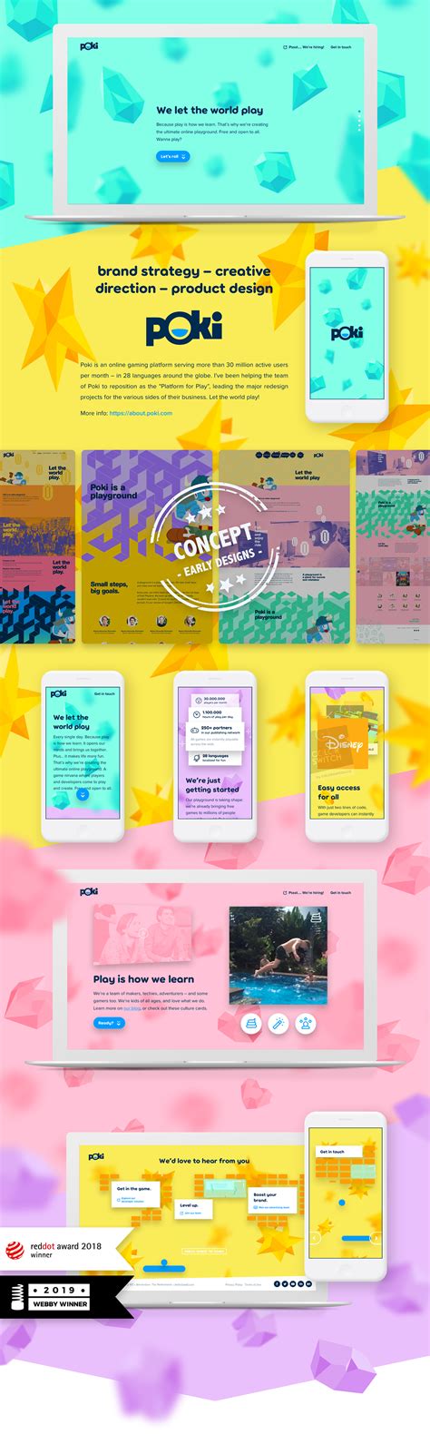 Poki Brand Strategy Product Design Identity Ux On Behance