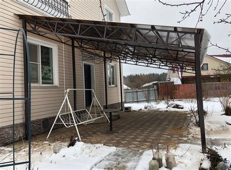 Навес на заказ в Гродно ПОД КЛЮЧ по низкой цене