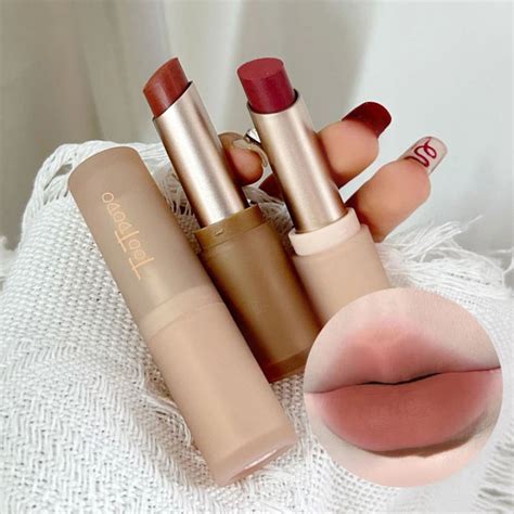 BEAUTYBIGBANG Nude Brown Matte Lipsticks Colors Waterproof Long Lasting Lip Stick Not Fading